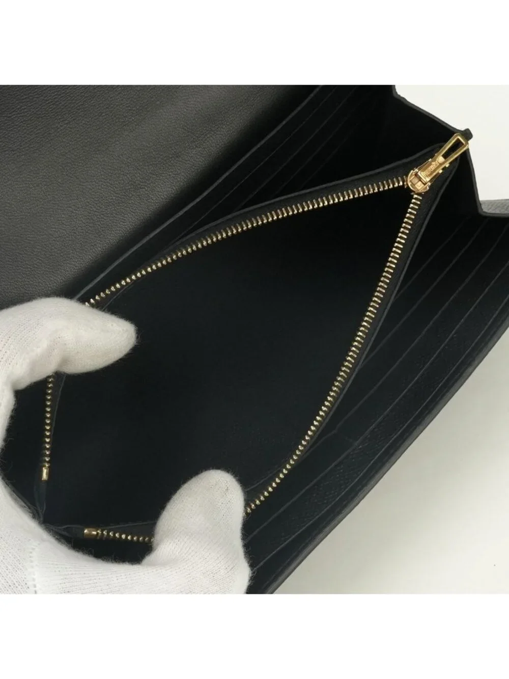 Hermes Constance Wallet Epsom Noir Black Gold Veau